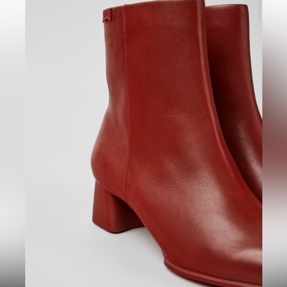 Camper “Katie” Red Ankle Boots - Picture 7 of 12